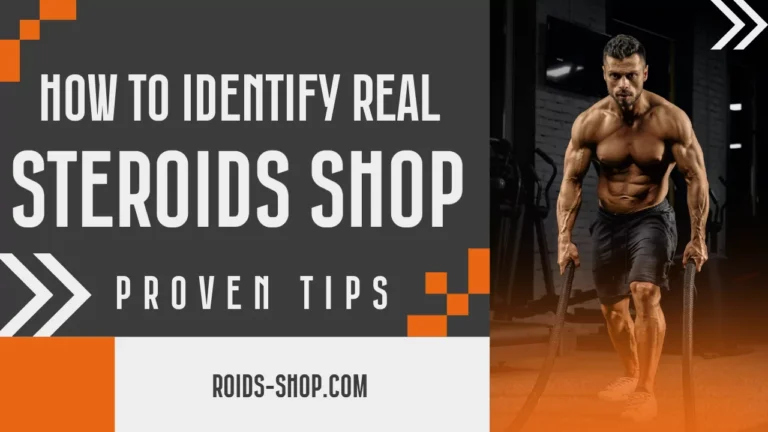 Bodybuilder researching how to identify a real steroids shop online